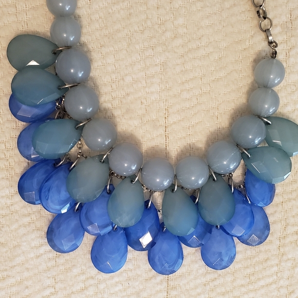 EC Loft Blue Green Necklace - Picture 2 of 4